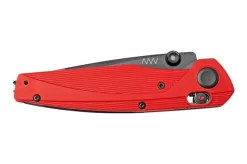 ANV Knives A100 CPM MAGNACUT, DLC, Alock, GRN Red ANVA100-009, Pocket Knife -Knife Shop ANVA100 006 03 anvknives