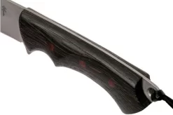 Autine Kurbads, Wenge, Elmax, Brown RH Sheath, Outdoor Knife -Knife Shop AT KUR WNG 05 autine at kur wng 05