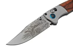 Benchmade Mini Crooked River Pheasant Limited Edition Artist Series 15085-2204, Hunting Pocket Knife, Casey Underwood Design -Knife Shop BE15085 2204 04 benchmade