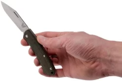 Benchmade Proper 318 Clippoint, Canvas Micarta Slipjoint Pocket Knife -Knife Shop BE318 08 benchmade be318 08