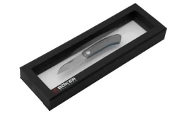 Böker Manufaktur Jahrmesser 2023 Damascus 1132023DAM Limited Edition Slipjoint Pocket Knife, Ricardo Romano Bernandes Design -Knife Shop BO1132023DAM 07 boker