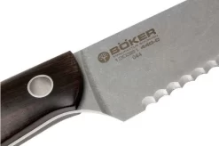 Böker 130381, Saga Bread Knife, Grenadill -Knife Shop BO130381 05 boker saga stonewash grandil bo130381 05