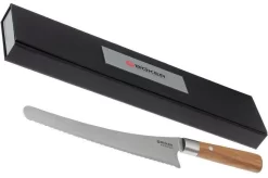 Böker Damast Olive 23.5 Cm Bread Knife, 130433DAM -Knife Shop BO130433DAM 06 boker damast olive bo130433dam 06