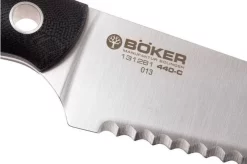 Böker 131281 Saga Bread Knife 23 Cm, Blue Satin Finish -Knife Shop BO131281 05 boker saga satin bo131281 05