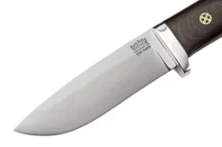 Bark River Classic Drop Point Hunter CPM S45VN Burgundy Canvas Micarta Mosaic Pins, Fixed Knife -Knife Shop BRK02 176BCMMP 03 barkriver