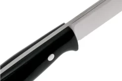 Bark River Gunny A2, Black Canvas Micarta, Rampless Bushcraft Knife -Knife Shop BRK07 011BRKC RL 05 bark river