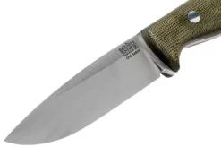 Bark River Gunny Hunter CPM S45VN, Green Canvas Micarta Hunting Knife -Knife Shop BRK07 084GCM 03 bark river knives