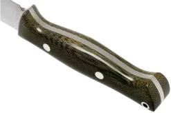 Bark River Gunny Hunter CPM S45VN, Green Canvas Micarta Hunting Knife -Knife Shop BRK07 084GCM 04 bark river knives