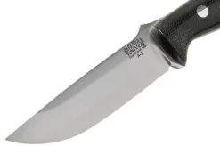 Bark River Gunny A2, Black Canvas Micarta Outdoor Knife -Knife Shop BRK07 113BCM 03 bark river knives