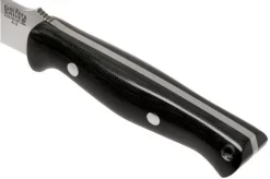 Bark River Gunny A2, Black Canvas Micarta Outdoor Knife -Knife Shop BRK07 113BCM 05 bark river knives