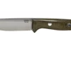 Bark River Bravo 1 Rampless CPM 154, Green Canvas Micarta