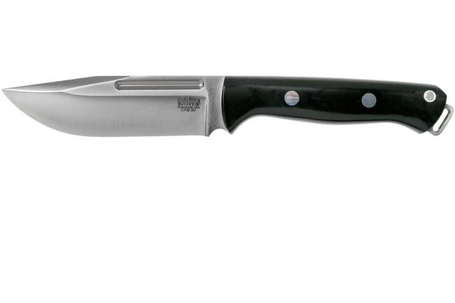 Bark River Bravo Squad Leader CPM 3V, Black Canvas Micarta