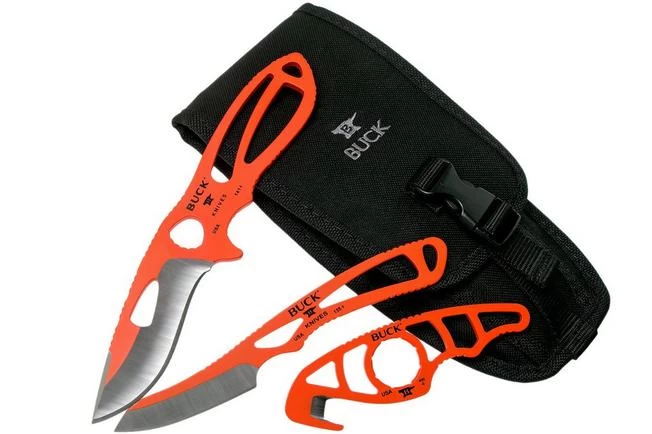 Buck 141 Paklite Field Master Set Orange 141ORSVP3 Hunting Knife