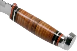 Case Gut Hook, Leather Hunter, 00517, 375-4G SS Hunting Knife -Knife Shop CE00517 04 case