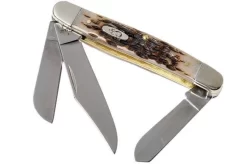 Case Stockman Amber Jigged Bone, 00128, 6347 SS Pocket Knife