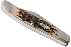 Case Stockman Amber Jigged Bone, 00128, 6347 SS Pocket Knife -Knife Shop CE128 08 case ce128 08
