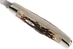 Case Stockman Amber Jigged Bone, 00128, 6347 SS Pocket Knife -Knife Shop CE128 10 case ce128 10