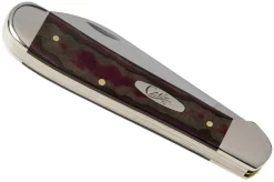 Case Copperhead Rustic Red Richlite, 13625, 10249W SS Pocket Knife -Knife Shop CE13625 04 case