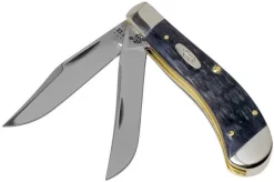Case Saddlehorn Pocket Worn Grey Bone, Crandall Jig, 58417, TB62110 CV Pocket Knife