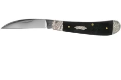 Case Sway Back Ebony Wood, Worked Bolsters, 59675, TB71117 SS Pocket Knife