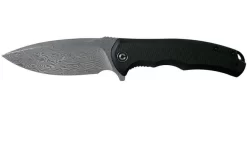 Civivi Praxis C803DS Damascus, Black G10 Pocket Knife
