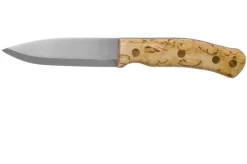 Casström No. 10 Swedish Forest Knife Curly Birch, Sleipner Scandi Grind 13104