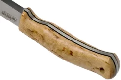 Casström No. 10 Swedish Forest Knife Curly Birch, K720 Scandi Grind 13124 Bushcraft Knife -Knife Shop CM13124 04 casstrom