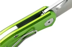 GiantMouse ACE Nibbler Green Aluminum, N690 Pocket Knife, Ansø And Voxnaes Design -Knife Shop GMNIBBLER ALU GREEN 06 giantmouse