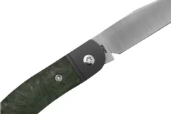 Jack Wolf Javelina Jack, JAVEL-01-DMGR, Fat Carbon Dark Matter Green Slipjoint Pocket Knife -Knife Shop JW JAVEL 01 DMGR 05 jackwolf