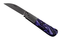 Jack Wolf Laid Back Jack LAIDB-02-KIR-PUR Kirinite Purple Wave, Slipjoint Pocket Knife
