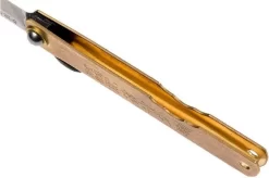 Higonokami Pocket Knife 7,7 Cm HIGO12BR, White Paper Steel, Tanto -Knife Shop KT HIGO13BR 05 higonokami kt higo13br 05