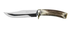 MAM Hunting Knife Deer Antler Handle 5474, Fixed Knife