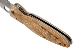 Mcusta MC-0182G Sengoku Toyotomi Hideyoshi SPG2, Yellow Pakka Wood, Gentleman's Knife -Knife Shop MC 0182G 05 mcusta