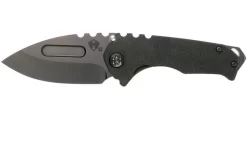 Medford Praetorian Genesis G S35VN, PVD Droppoint Blade, Black G10 Handle, PVD Hardware Pocket Knife