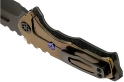 Medford Praetorian Genesis G S35VN, PVD Droppoint Blade, Black G10 Handle, PVD Hardware Pocket Knife -Knife Shop MF 21 GN 03 05 medford