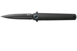 MKM Flame Dagger FL02-TDSW Dark Stonewashed Titanium Pocket Knife, Michael Zieba Design