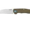 MKM Root RT-GC Satin Green Canvas Micarta Pocket Knife, Jens Anso Design