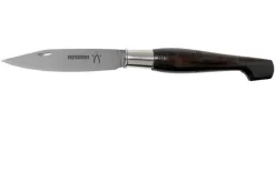 Nontron No. 25 Turning Ferrule, Ebony, Clog Shape NN25EB Pocket Knife