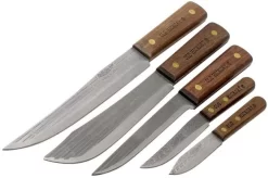 Ontario Old Hickory 5-piece Knife Set, 7180 -Knife Shop OKC7180 03 ontario old hickory