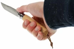 Opinel Trekking Pocket Knife No. 08, Natural -Knife Shop OPT001321 05 opinel trekking opt001321 d5