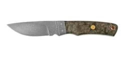 PUMA Knife Of The Year 2022 Carbon, 33202214 Balbach SuperClean Damascus, Fixed Knife