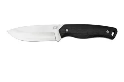 Schrade Exertion Drop Point Knife 1159309, Black Fixed Knife