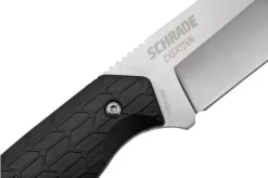 Schrade Exertion Drop Point Knife 1159309, Black Fixed Knife -Knife Shop SC1159309 05 schrade