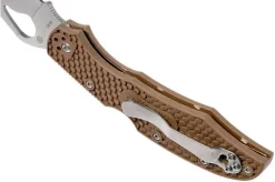 Spyderco Byrd Cara Cara 2 Brown BY03PBN2 Pocket Knife -Knife Shop SPBY03PBN2 05 spyderco byrd