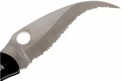Spyderco Civilian C12GS Serrated Pocket Knife -Knife Shop SPC12GS 03 spyderco civilian spc12gs d3