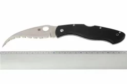 Spyderco Civilian C12GS Serrated Pocket Knife -Knife Shop SPC12GS 05 spyderco civilian spc12gs d5