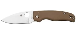 Spyderco Shaman Sprint Run C229GBN15V Brown G10, CPM-15V, Pocket Knife, Sal Glesser Design