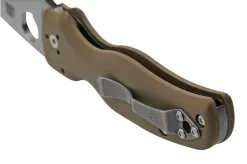 Spyderco Shaman Sprint Run C229GBN15V Brown G10, CPM-15V, Pocket Knife, Sal Glesser Design -Knife Shop SPC229GBN15V 04 spyderco