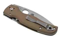 Spyderco Shaman Sprint Run C229GBN15V Brown G10, CPM-15V, Pocket Knife, Sal Glesser Design -Knife Shop SPC229GBN15V 06 spyderco