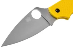 Spyderco UK Penknife Salt LC200N C94PYL Yellow Pocket Knife -Knife Shop SPC94PYL 03 spyderco